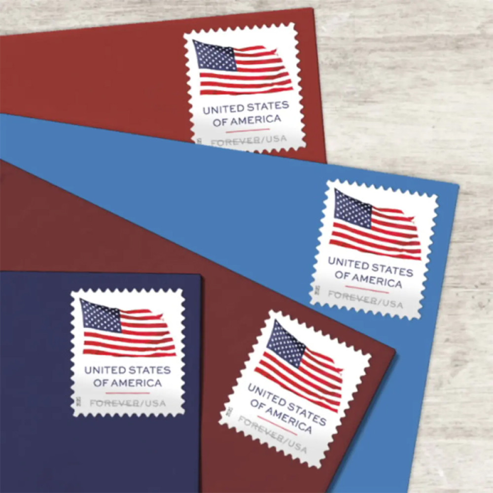 (2025) U.S. Flag Forever Stamps, Booklet of 20