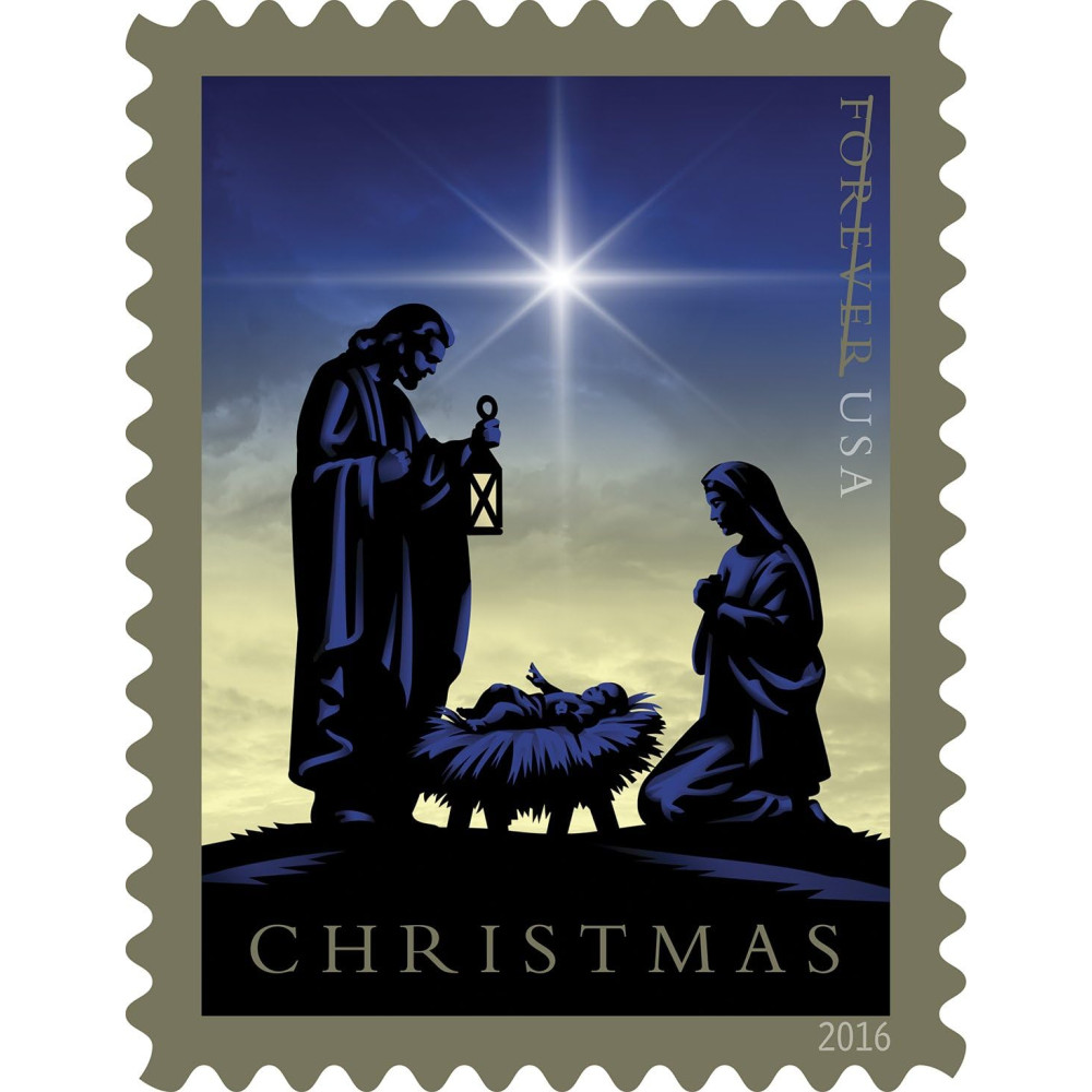 (2016) First-Class Forever Stamp - Traditional Christmas: Nativity