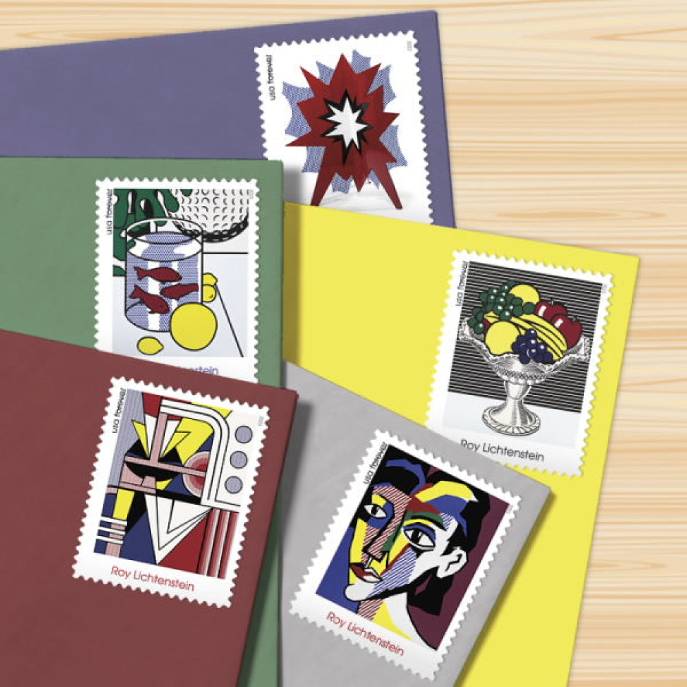 (2023) US Roy Lichtenstein Stamps