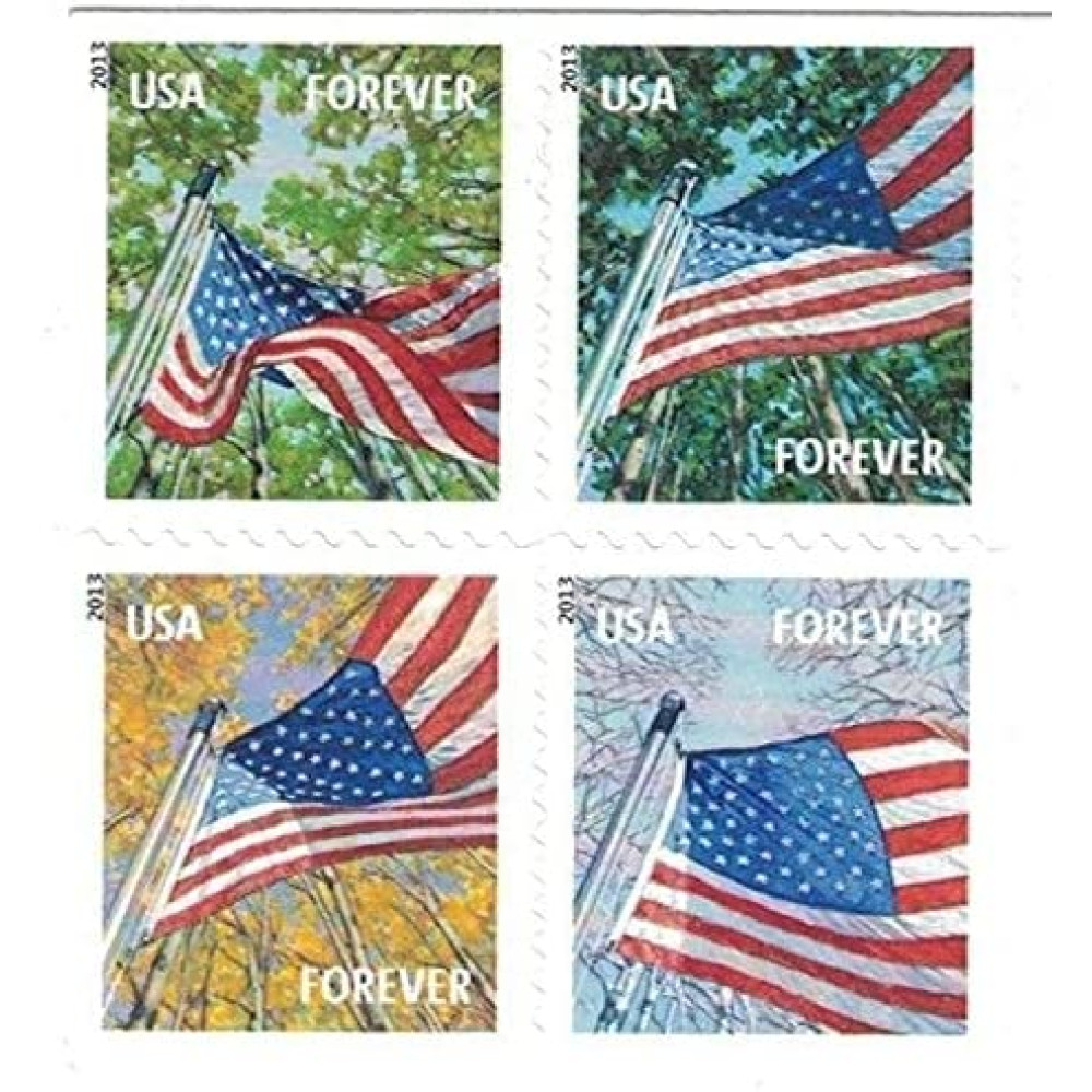 (2013) USPS Forever Stamps A Flag for All Seasons