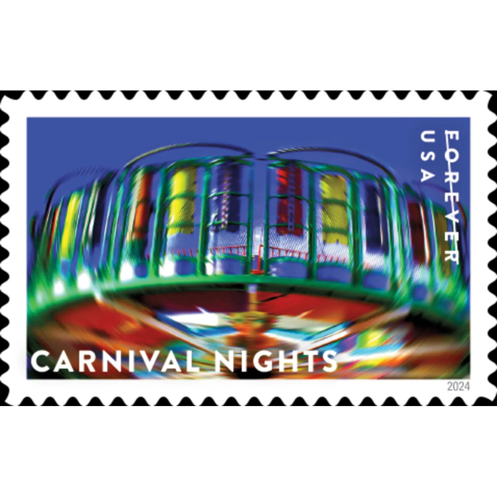 (2024) Carnival Nights US Forever Stamps