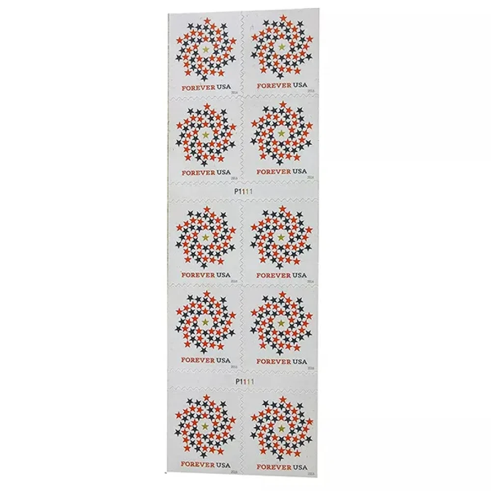 (2016) USPS Stars Red & Blue Forever Stamps