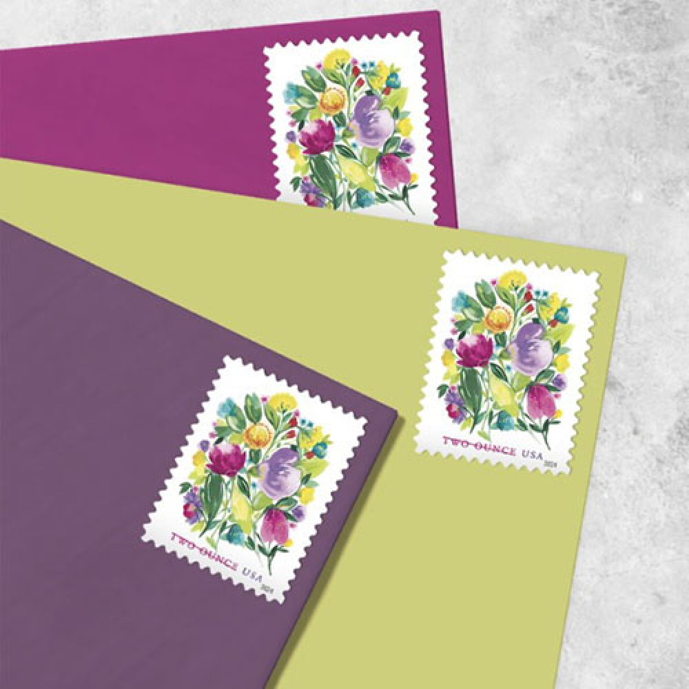 (2024) USPS Wedding Blooms Forever Stamps