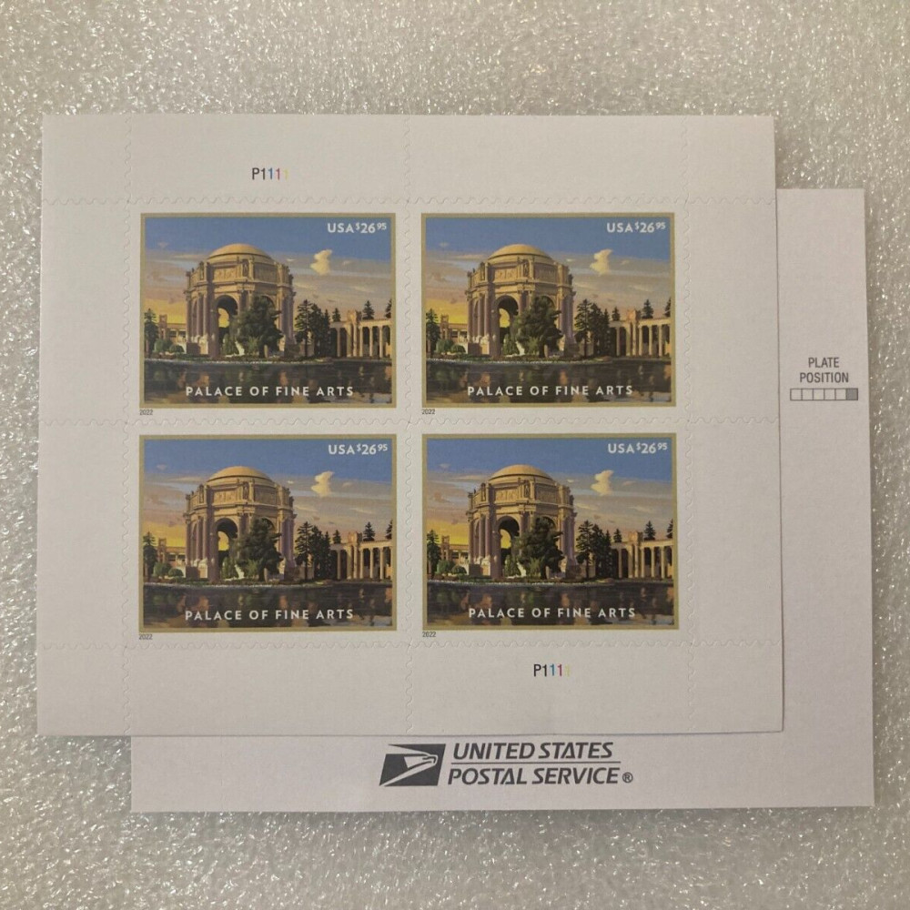 (2022) Palace of Fine Arts Stamps, Pane of 4