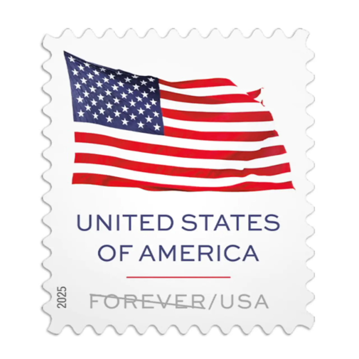 (2025) U.S. Flag Forever Stamps, Booklet of 20