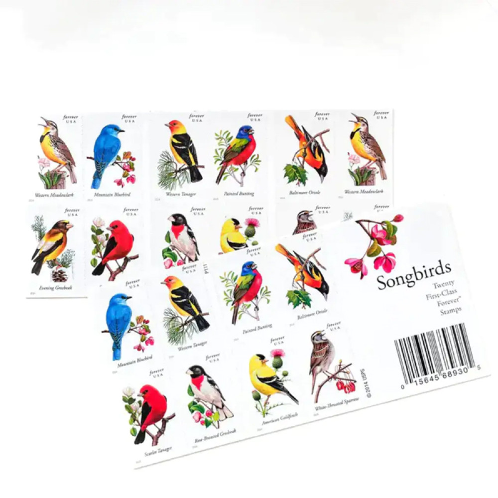 (2014) Songbirds Forever Stamps