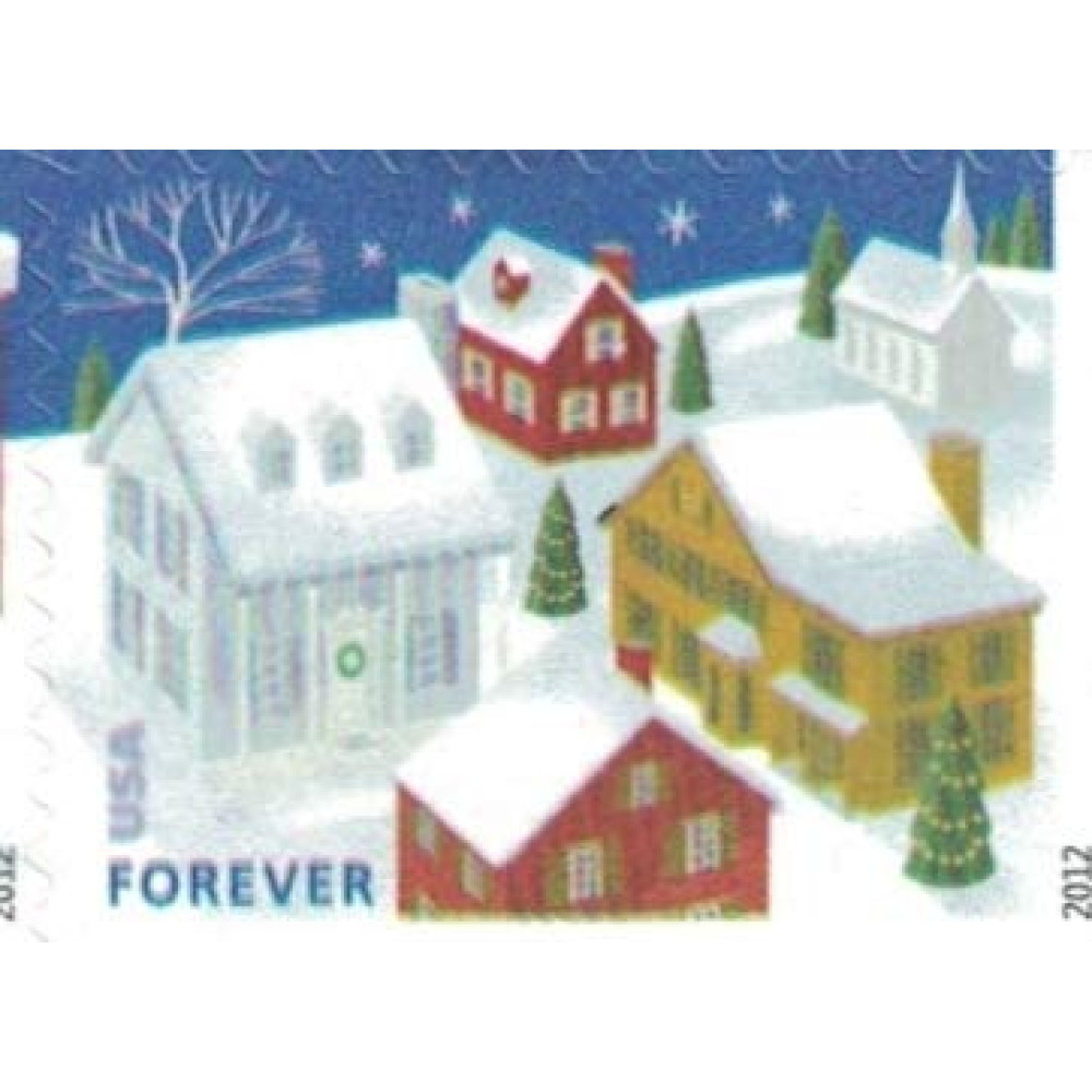 (2012) US Stamp Santa & Sleigh - Booklet of 20 Forever Stamps