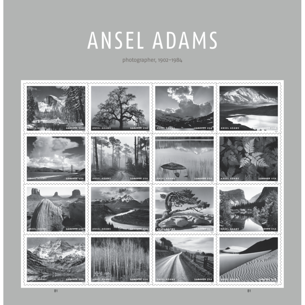 (2024) Ansel Adams US Forever Stamps