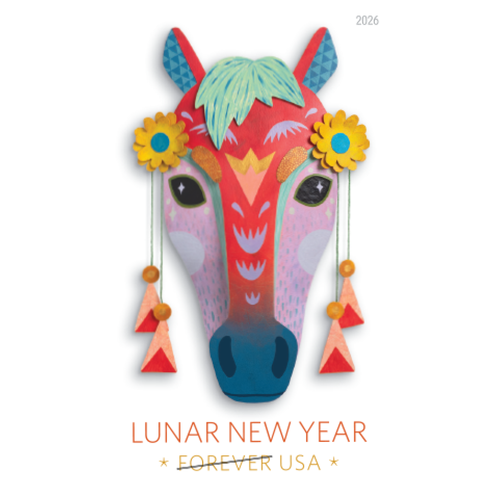 (2026) Lunar New Year: Year of the Horse Forever Stamps, Sheet of 20